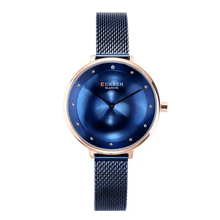 Curren C-9029L Blue Dial Blue Stainless Steel Chain Women's Watch