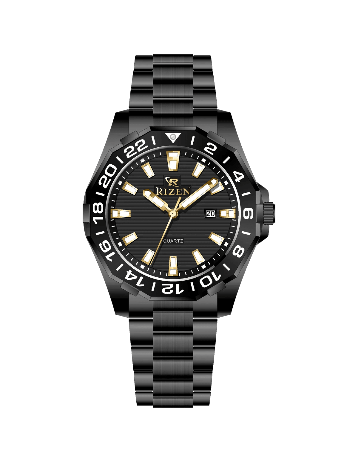 Rizen Alpha Steel RZ-0821 Stainless Steel Quartz