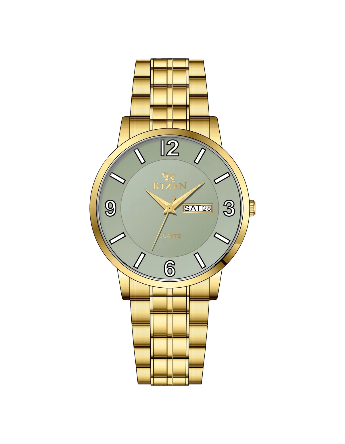 Rizen Glam RZ-677 Gold stainless steel Quartz