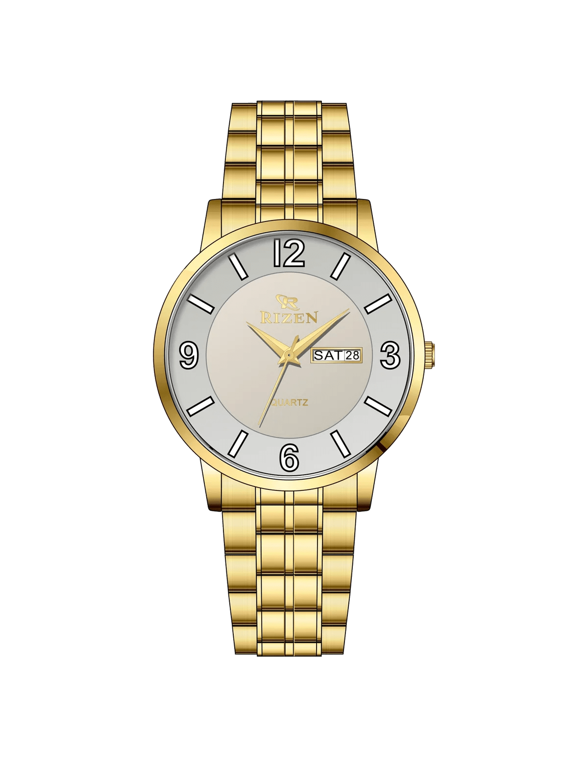 Rizen Glam RZ-677 Gold stainless steel Quartz