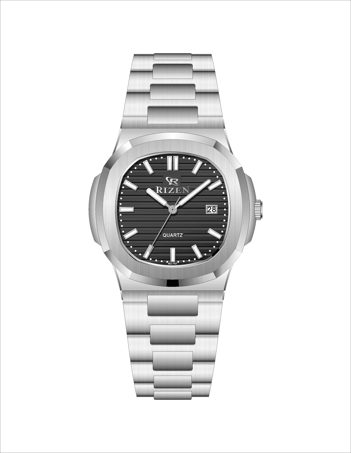 Rizen Raelix RZ-0757 Stainless Steel Quartz