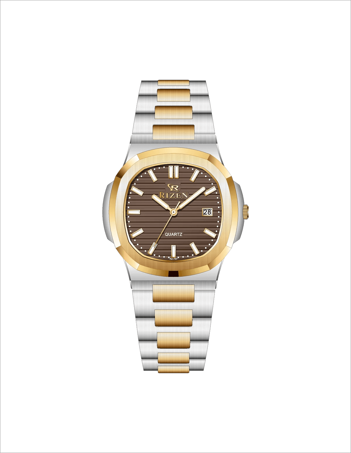 Rizen Sorell RZ-0757L Two Tone Stainless Steel Quartz