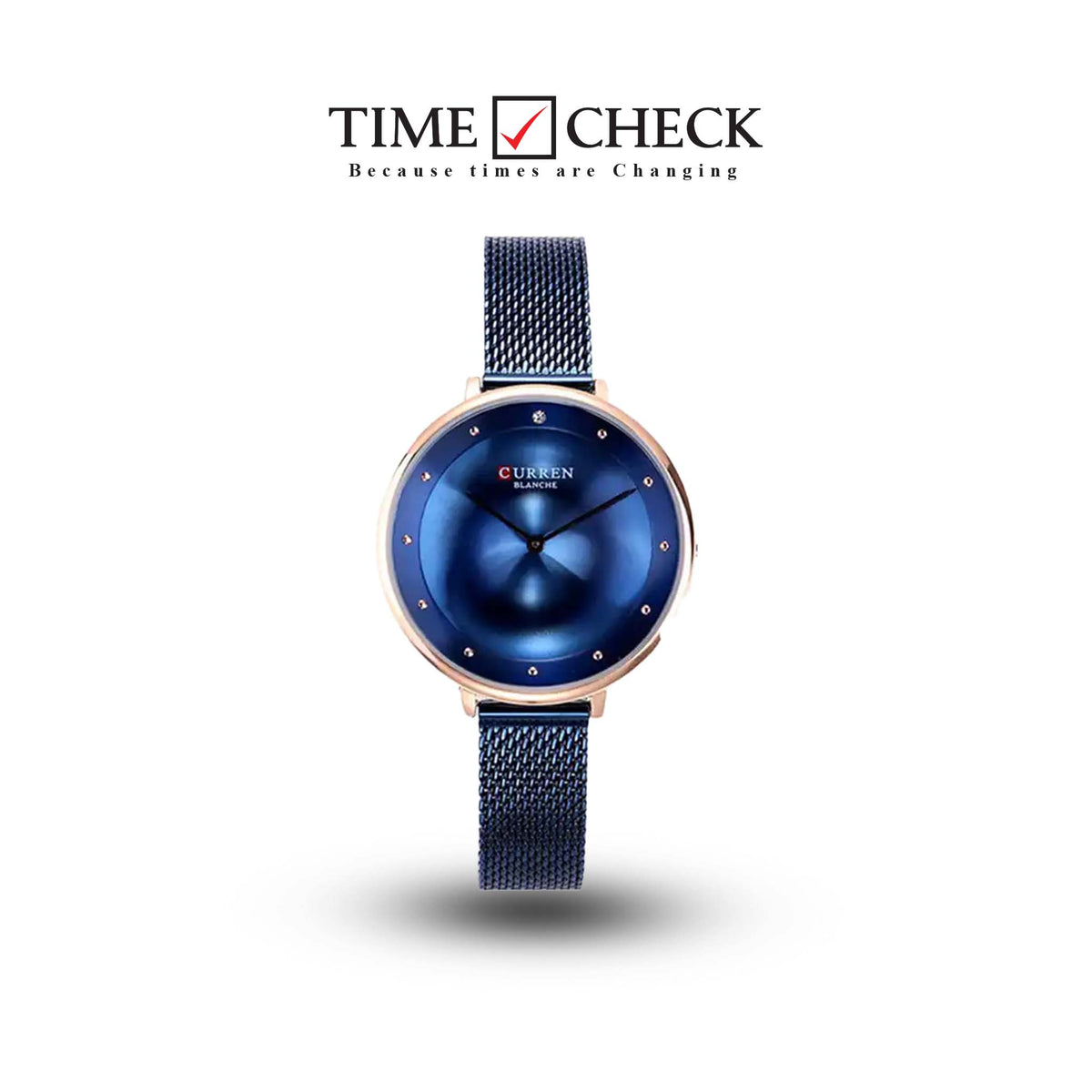 Curren C-9029L Blue Dial Blue Stainless Steel Chain Women's Watch