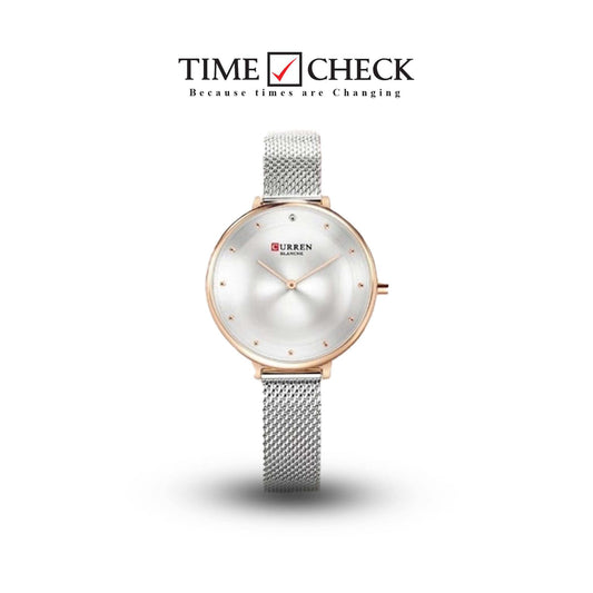 Curren C-9029L White Dial Silver Stainless Steel Women's Watch