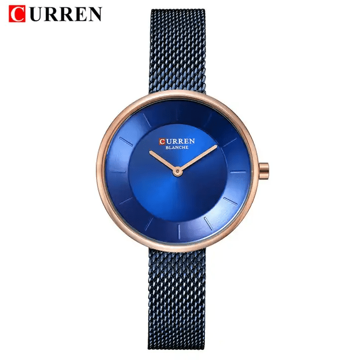 Curren C-9030L Blue Dial Blue Edition Stainless Steel Band Women's Watch
