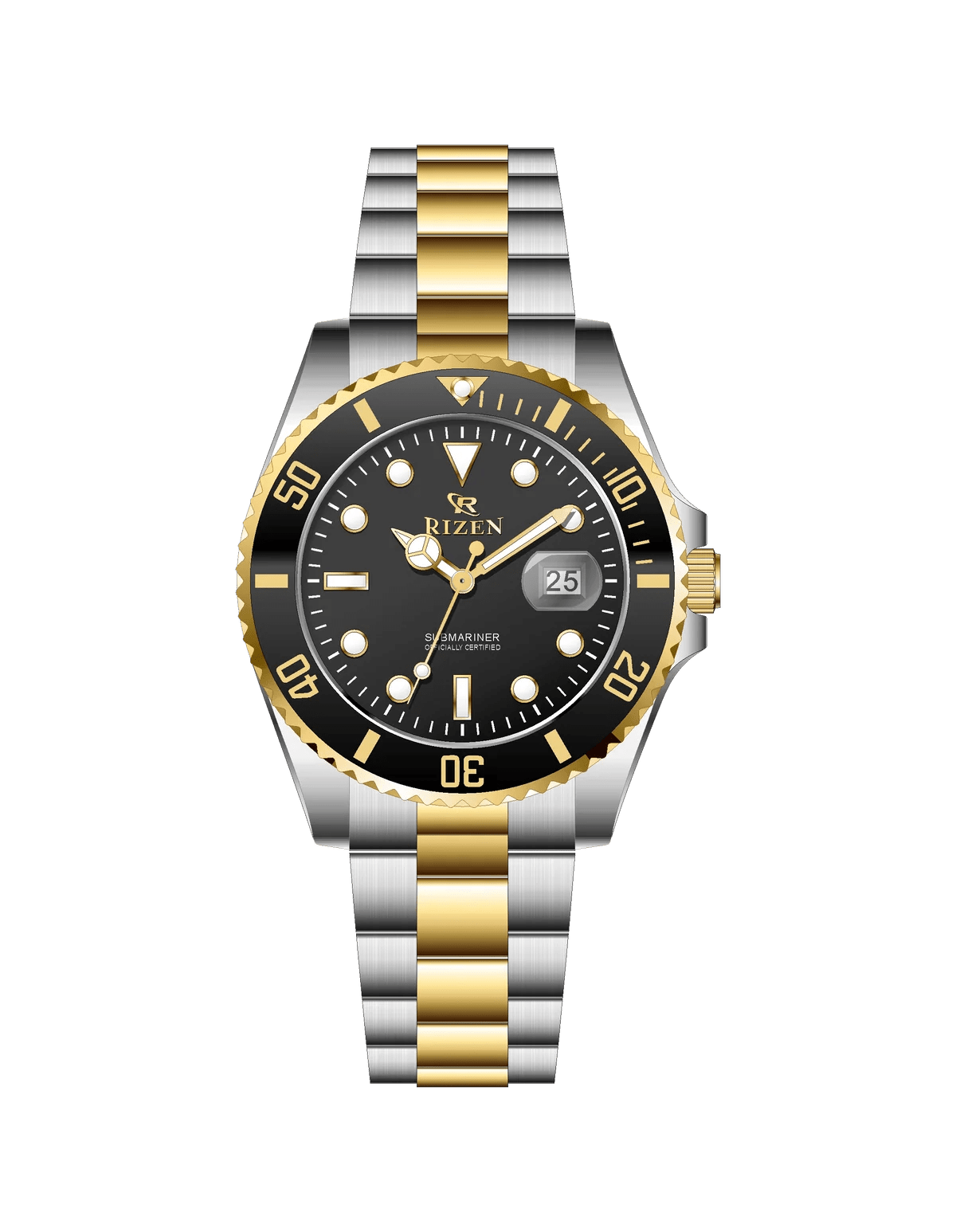 Rizen Altair RZ-0926 Two Tone stainless steel Quartz