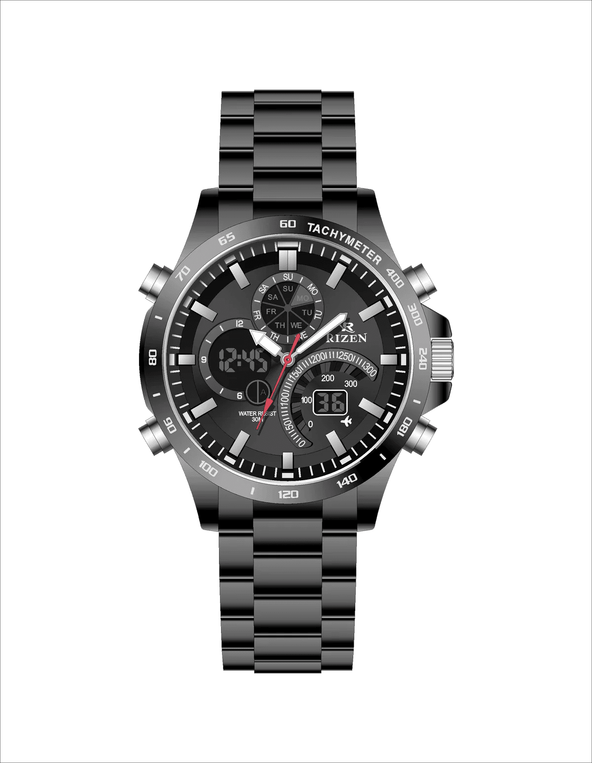 Rizen Apex RZ-0897 Stainless steel Quartz