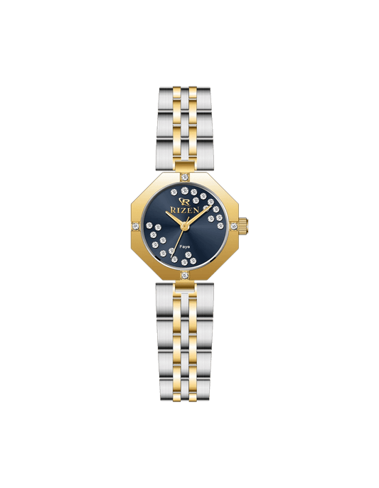 Rizen Faye RZ-1011L Two Tone stainless steel Quartz
