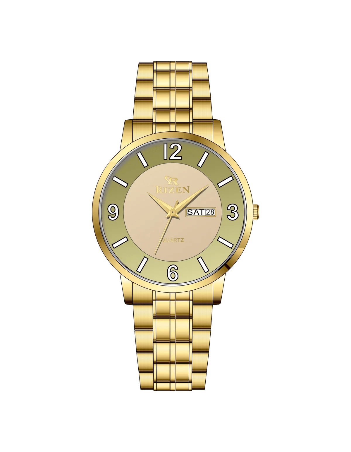 Rizen Glam RZ-677 Gold stainless steel Quartz