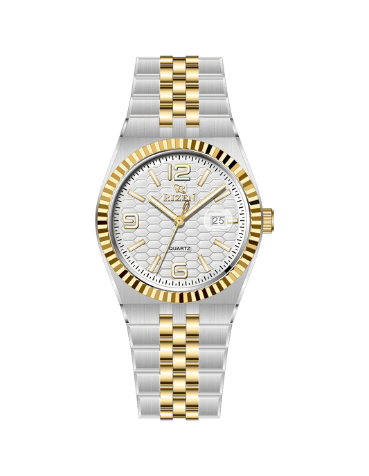 Rizen Mosaic RZ-0923 Two Tone stainless steel Quartz