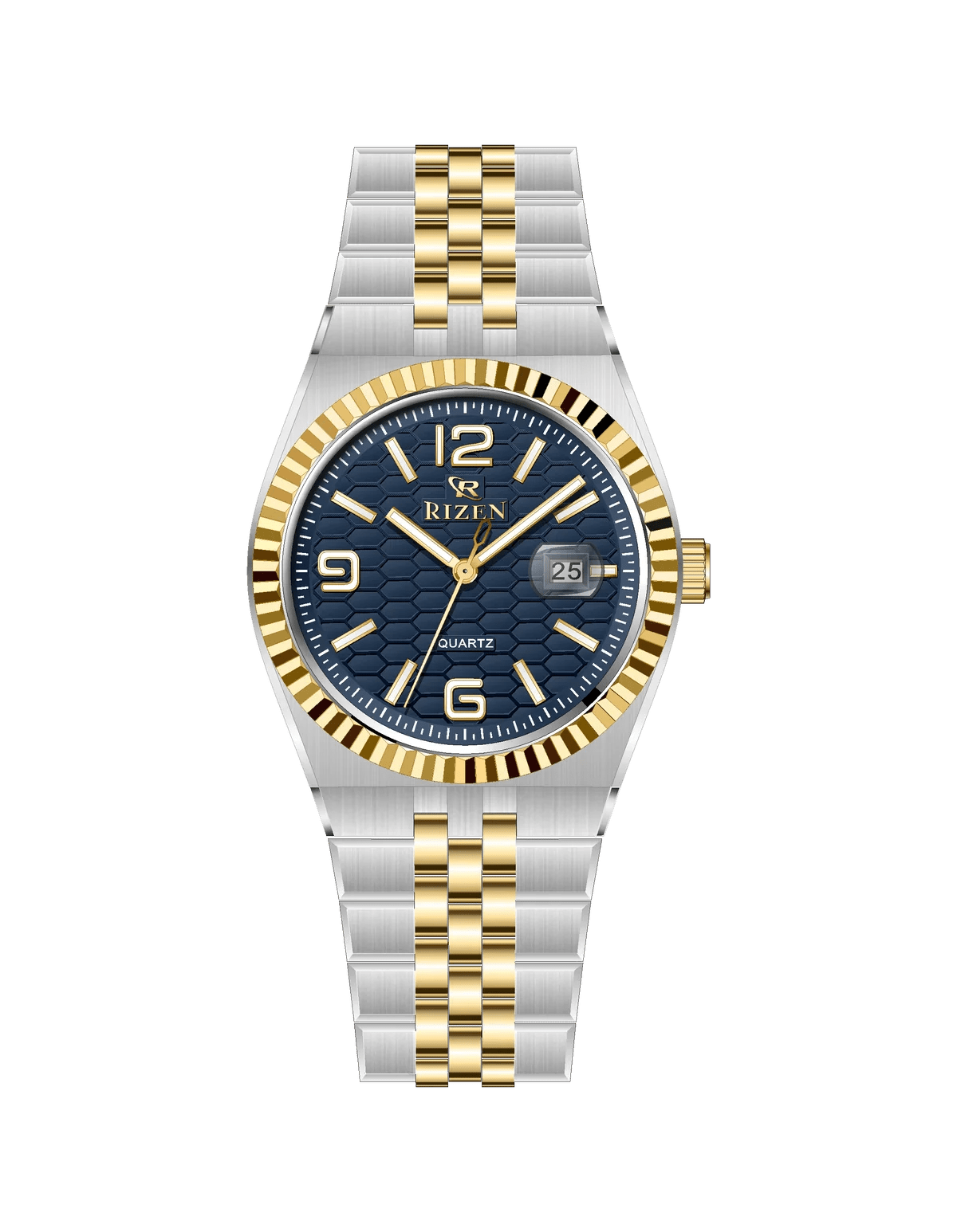 Rizen Mosaic RZ-0923 Two Tone stainless steel Quartz
