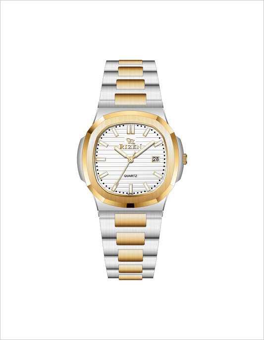 Rizen Sorell RZ-0757L Two Tone Stainless Steel Quartz