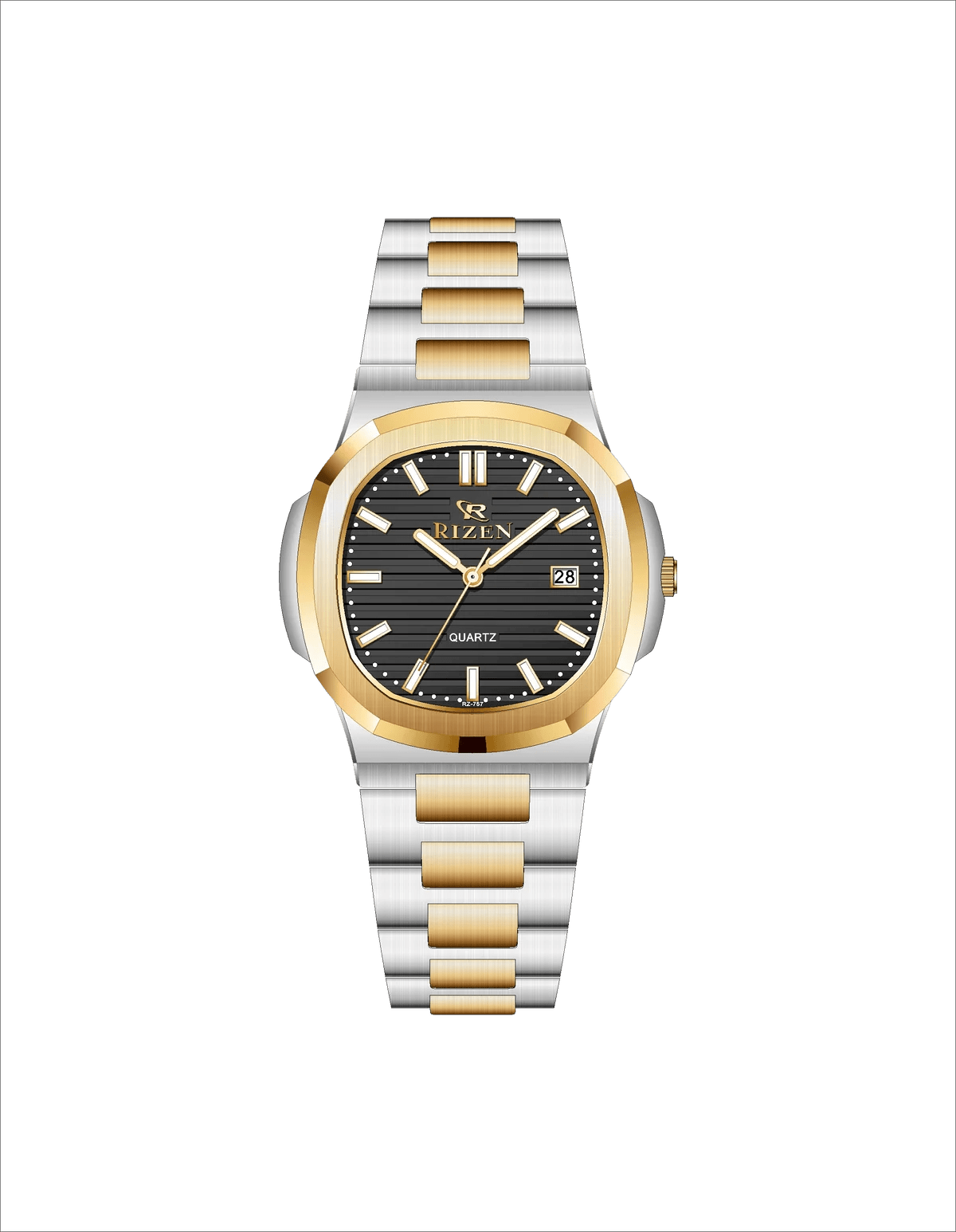 Rizen Sorell RZ-0757L Two Tone Stainless Steel Quartz
