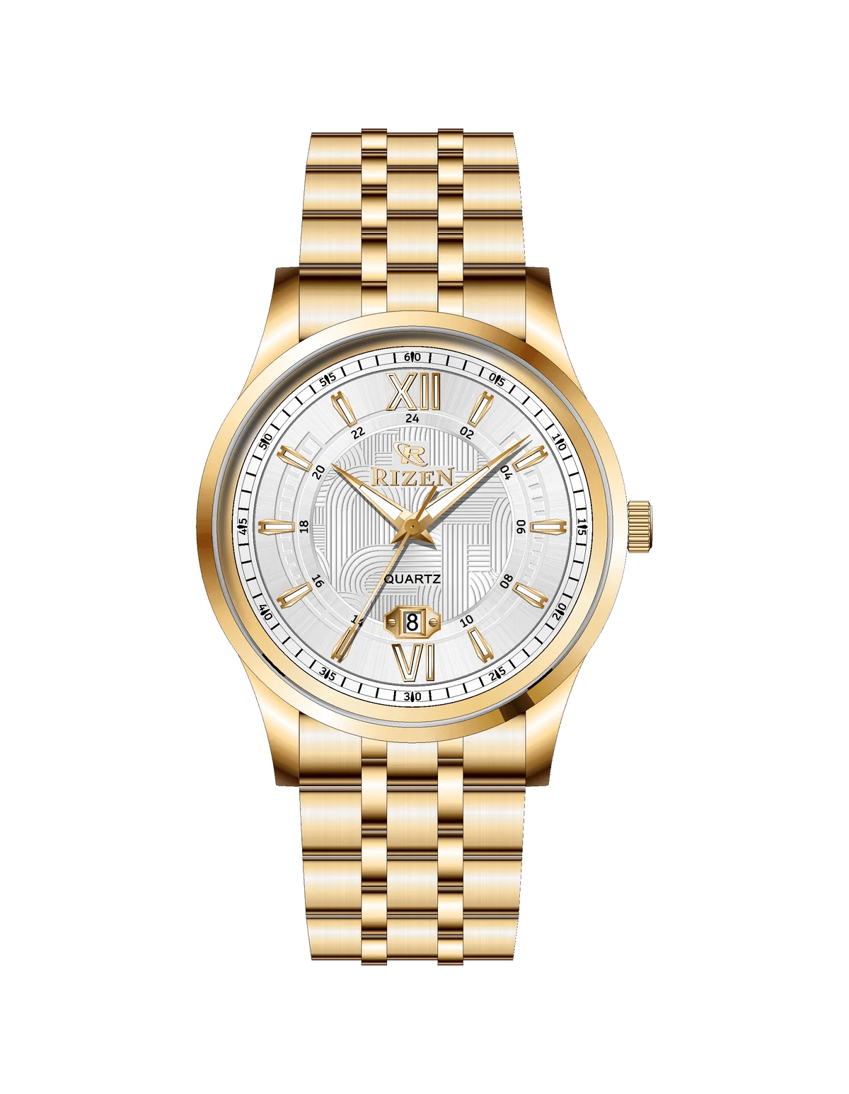 Rizen Stravon Gold RZ-0832 Stainless Steel Quartz