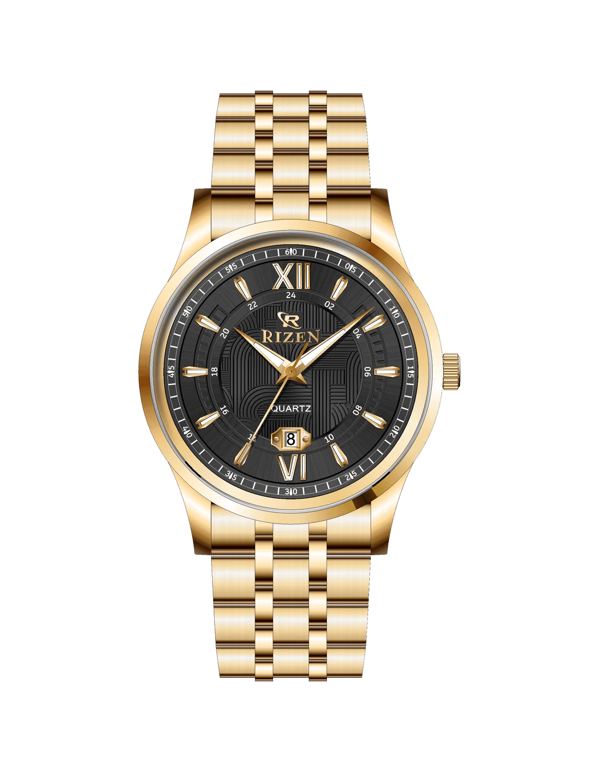 Rizen Stravon Gold RZ-0832 Stainless Steel Quartz