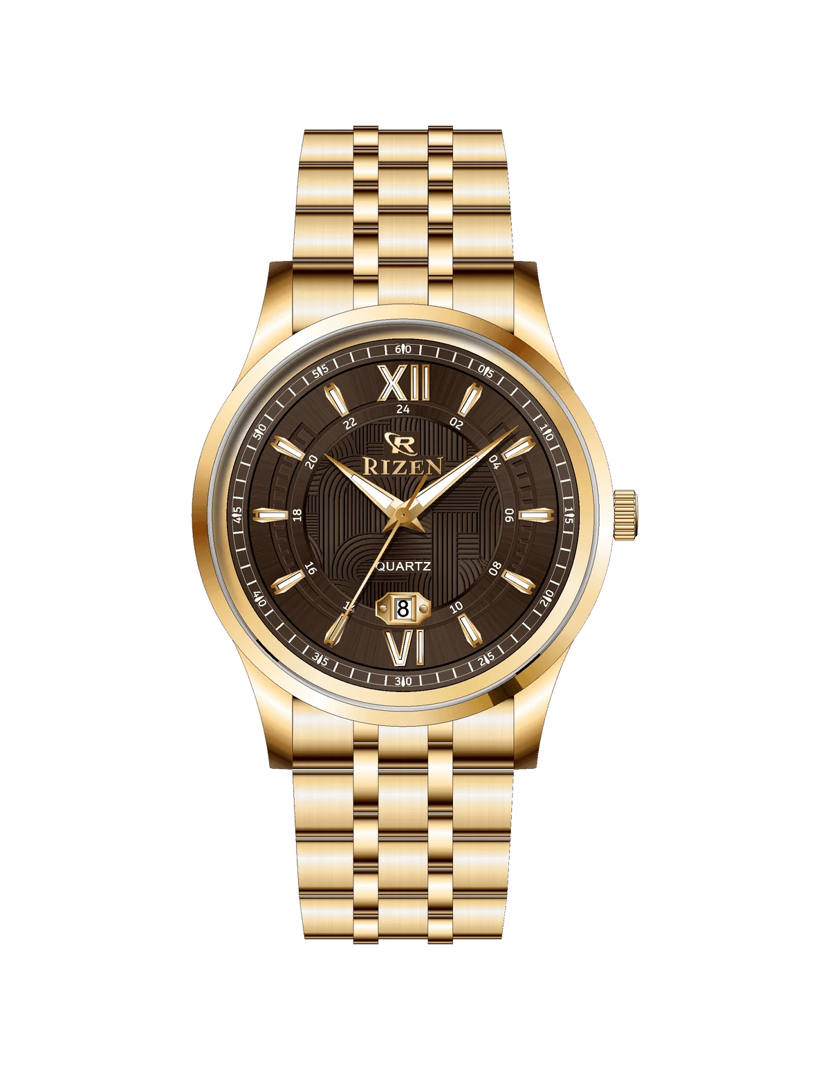 Rizen Stravon Gold RZ-0832 Stainless Steel Quartz