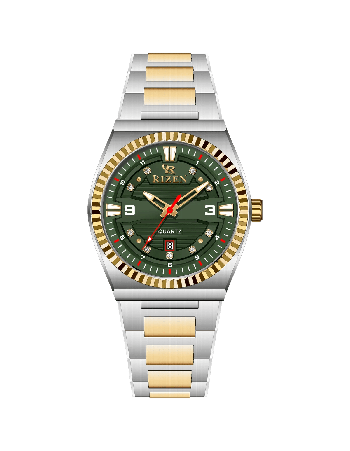Rizen Valmont RZ-0819 Two Tone Stainless Steel Quartz