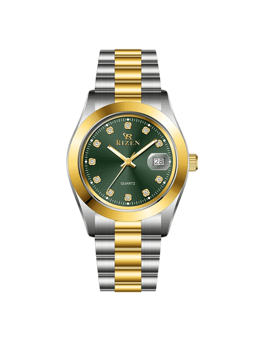 Rizen Vista Duo RZ-1295L Two Tone Stainless Steel Quartz