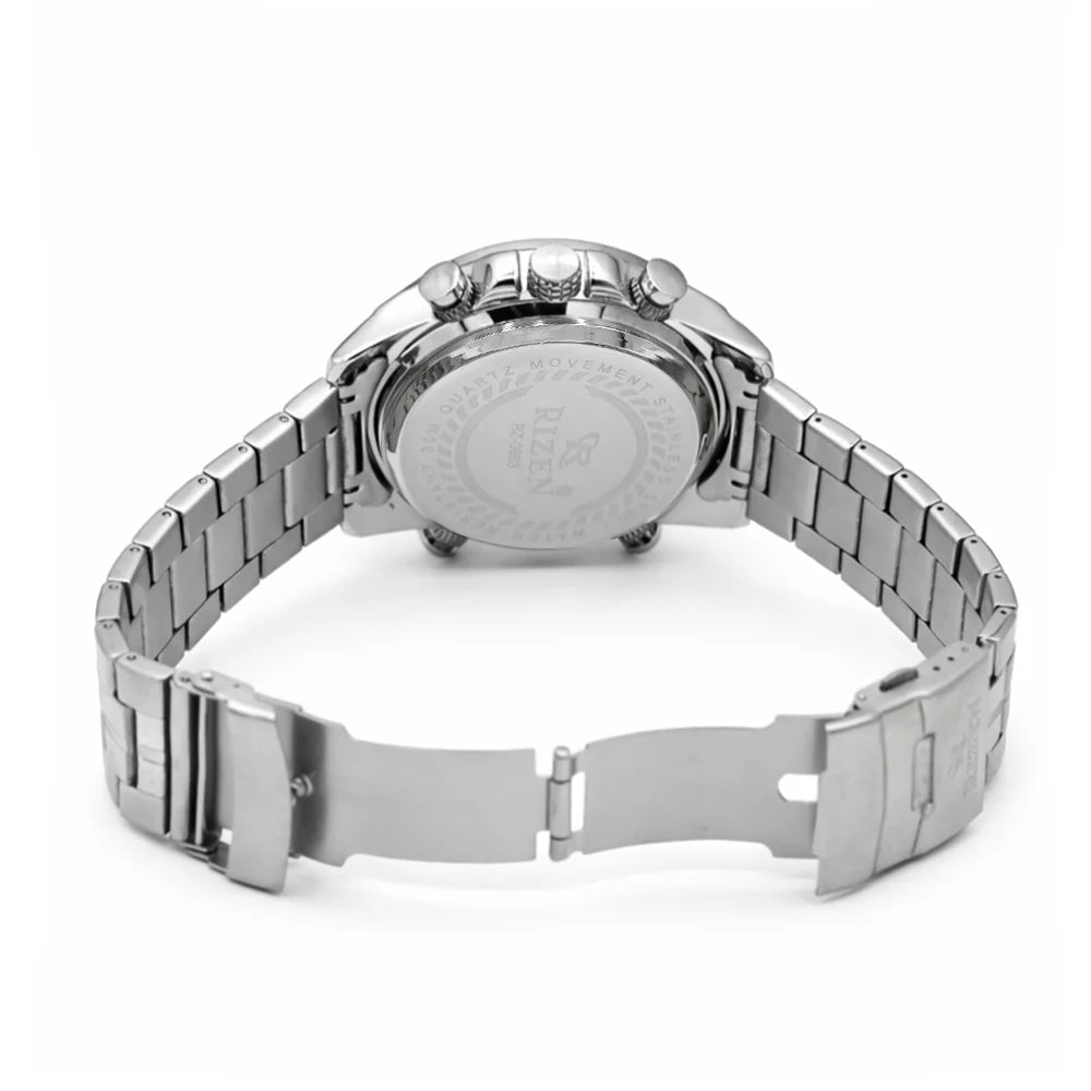 Rizen Zeno RZ-0863 Stainless steel Quartz